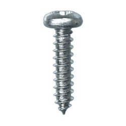 ZELFTAPPENDE SCHROEF MET GEWELFDE CILINDERKOP WIT ZINK Ø 3,5 X 16 mm DIN 7981