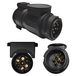 ADAPTER LANG 13 AUF 7 POLE FÜR ANHÄNGERKUPPLUNG