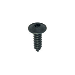 HALBRUNDKOPF-BLECHSCHRAUBEN ZN SCHWARZ BRÜNIERT Ø 4,8 X 16 mm NFE 25-655