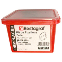 Kit met bevestigingsmateriaal voor Portier IBIZA (6L) Alle modellen 03.2002 → 06.2008