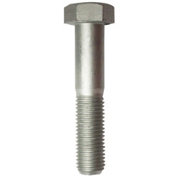 VIS À MÉTAUX TÊTE H CL10.9 M20-2.50 X 100 mm DIN 931 PARTIELLEMENT FILETÉE