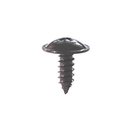 LANGE BREDE SCHROEF MET POZIDRIV-KOP ZWART ZINK Ø 5 x 14 mm