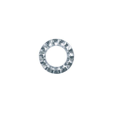 RONDELLE ÉVENTAIL AZ Ø 7 X 12 mm NFE 27-624 DENTURE EXTERNE