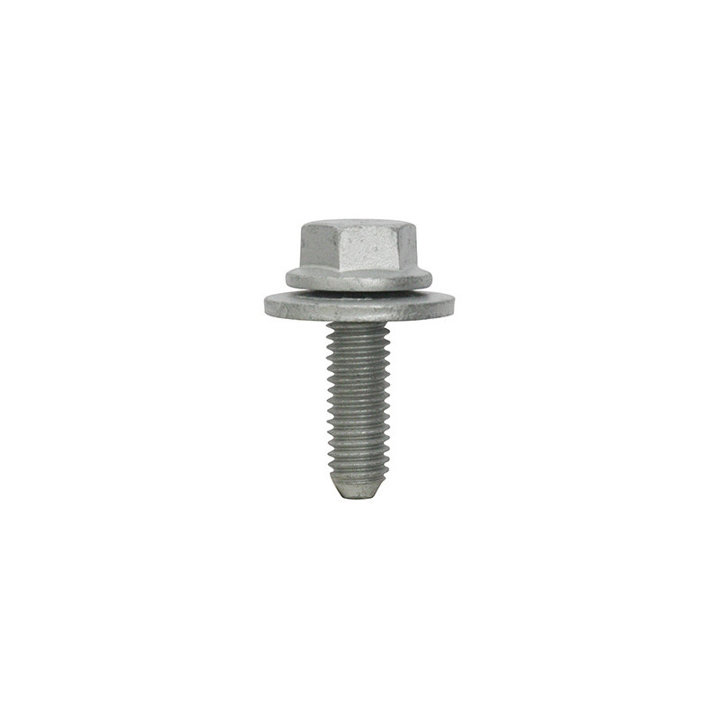 SCHROEF MET ZESKANTKOP EN FLENS + SLUITRING  M6-1.00 X 20 mm CARROSSERIE