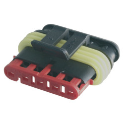 5 POSITIONS MALE WATERPROOF CONNECTOR 1,5 SERIES