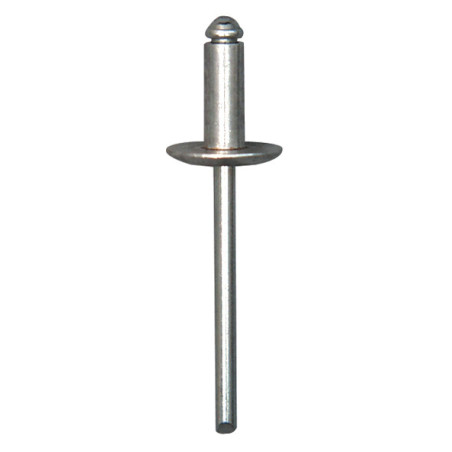 RIVET ALU TÊTE LARGE Ø 4,8 X 12 mm