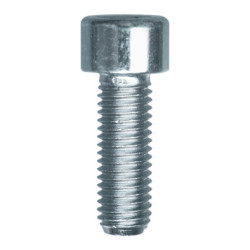 CILINDERKOPSCHROEF MET BINNENZESKANT MET LAGE KOP CL8.8 WIT ZINK M10-1.50 X 30 mm DIN 912