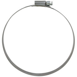 WORM DRIVE HOSE CLAMP Ø 120 → 140 mm L = 12 mm DIN 3017