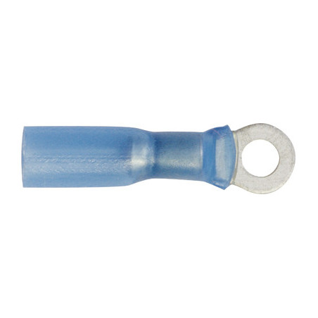 VOORGEÏSOLEERDE, RONDE KABELSCHOEN  Ø 4 mm (1 → 2,5 mm²)  WARMTEKRIMPBARE