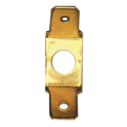 DUBBELE PLATTE MANNELIJKE KABELSCHOEN MET SCHROEF 6,35 X 0,8 mm Ø 5,2 mm