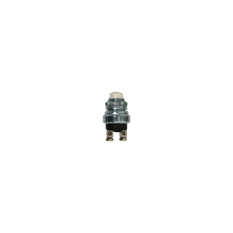 IMPULSDRUKKNOPSCHAKELAAR  Ø 16 mm 12V - 5 A (2 KLEMMEN)