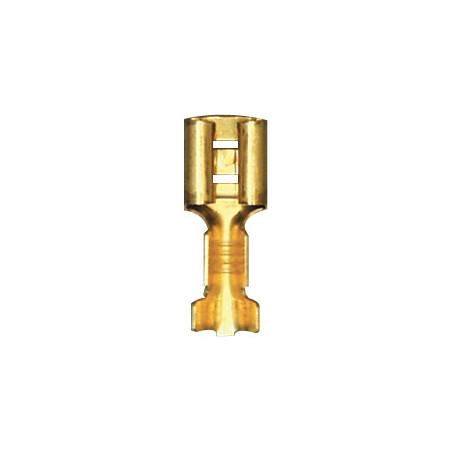 NON-INSULATED FLAT FEMALE TERMINAL 6,35 x 0,8 mm (0.5 → 1,5 mm²)