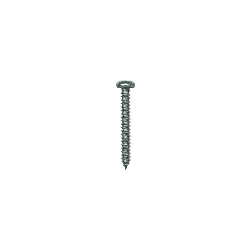 ZELFTAPPENDE SCHROEF MET GEWELFDE CILINDERKOP WIT ZINK Ø 3,9 X 32 mm DIN 7981