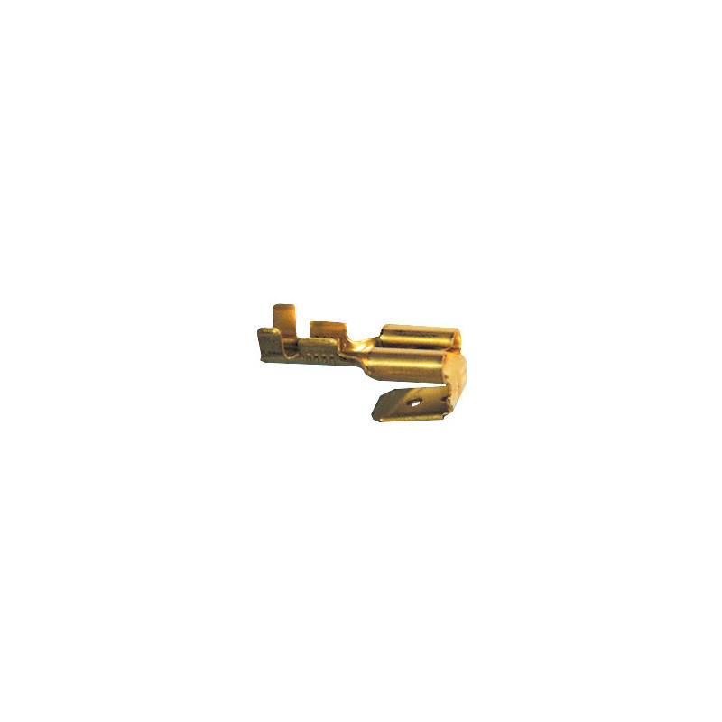 PIGGYBACK NON-INSULATED FLAT TERMINAL 6,35 x 0,8 mm (0.75 → 2 mm²)