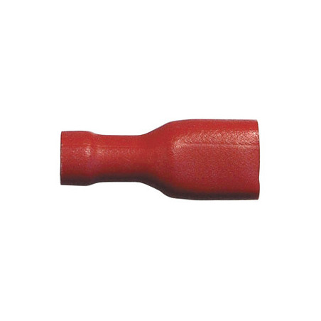 COSSE PLATE ISOLÉE FEMELLE RENFORCÉE 6,35 x 0,8 mm (0,3 → 1,5 mm²)
