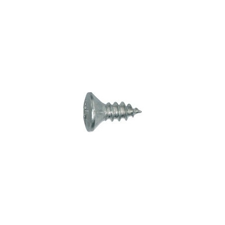 ZELFTAPPENDE SCHROEF MET GEWELFDE VERZONKEN KOP POZI WIT ZINK Ø 3,5 X 9.5 mm DIN 7983