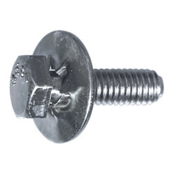 GRADE 6.8 HEXAGON HEAD SCREW WITH WASHER M6-1.00 X 20 mm