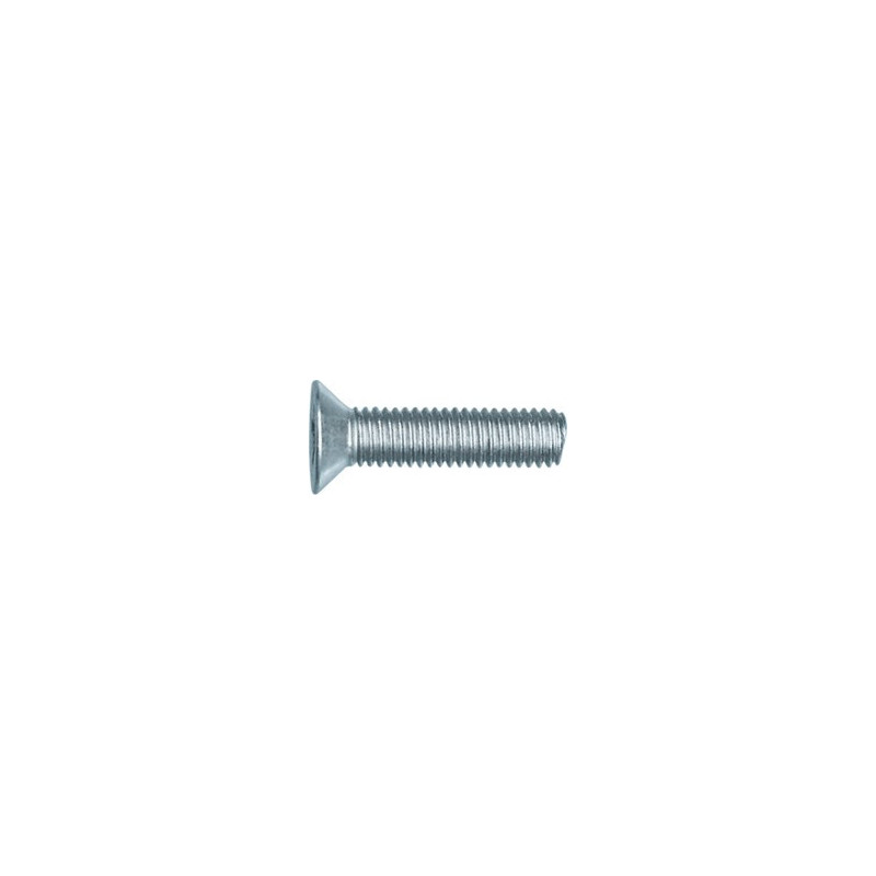 GRADE 4.8 ZINC PLATED COUNTERSUNK HEAD MACHINE SCREW M5-0.80 X 20 mm DIN 965