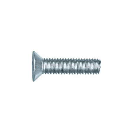 GRADE 4.8 ZINC PLATED COUNTERSUNK HEAD MACHINE SCREW M5-0.80 X 20 mm DIN 965