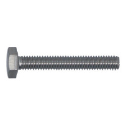 STAINLESS STEEL HEXAGON HEAD MACHINE SCREW M3-0.50 X 20 mm DIN 933