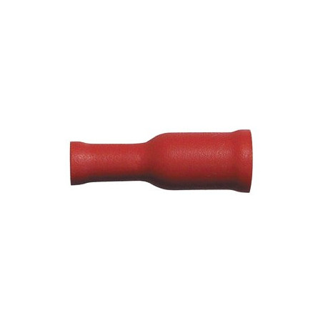 COSSE CYLINDRIQUE ISOLÉE FEMELLE NON RENFORCÉE Ø 4 mm (0,3 → 1,5 mm²)