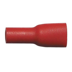 VROUWELIJK VOLLEDIG GEÏSOLEERD VLAKSTEKERHULS KABELSCHOEN 6,35 X 0,8 mm (0,3 → 1,5 mm²)