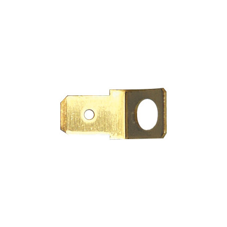 SCHRAUB-FLACHSTECKER 6,35 X 0,8 MM