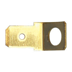 MALE FLAT SCREW TERMINAL 6,35 X 0,8 mm Ø 5,2 mm