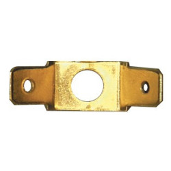 COSSE PLATE MÂLE DOUBLE À VISSER 6,35 X 0,8 mm Ø 5,2 mm