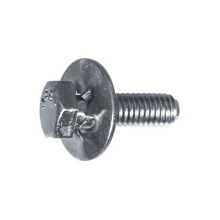GRADE 6.8 HEXAGON HEAD SCREW WITH WASHER M6-1.00 X 20 mm