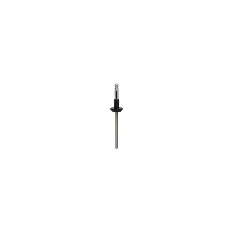 BLINDKLINK-PARAPLUNAGEL Ø 4,2 x 20,3 mm ZWART KUNSTSTOFGECOAT MET GROTE KOP