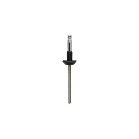 RIVET EXPANSÉ TÊTE LARGE PLASTIFIÉ NOIR Ø 4,2 x 20,3 mm