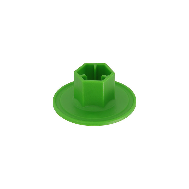 KUNSTSTOF ZESKANTFLENSMOER Ø 6 mm