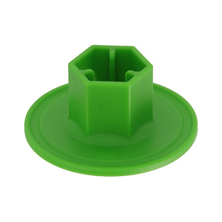 KUNSTSTOF ZESKANTFLENSMOER Ø 6 mm