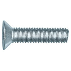 GRADE 4.8 ZINC PLATED COUNTERSUNK HEAD MACHINE SCREW M5-0.80 X 20 mm DIN 965