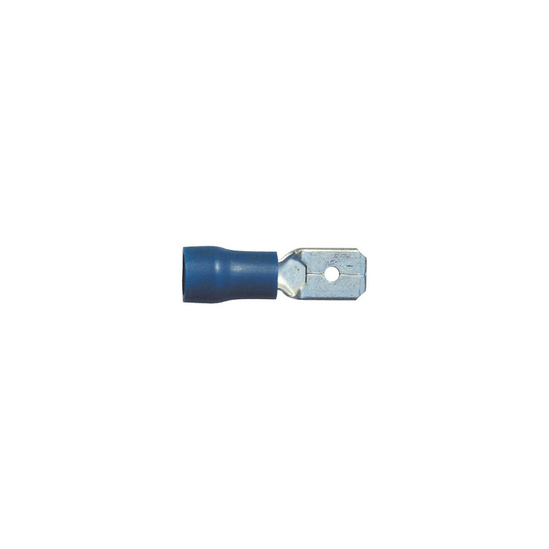 FLACHSTECKER VORISOLIERT, VERSTÄRKT 6,35 X 0,8 mm (1 → 2,5 MM²)