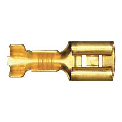 FLACHSTECKHÜLSE UNISOLIERT 6,35 X 0,8 mm (0.5 → 1,5 MM²)