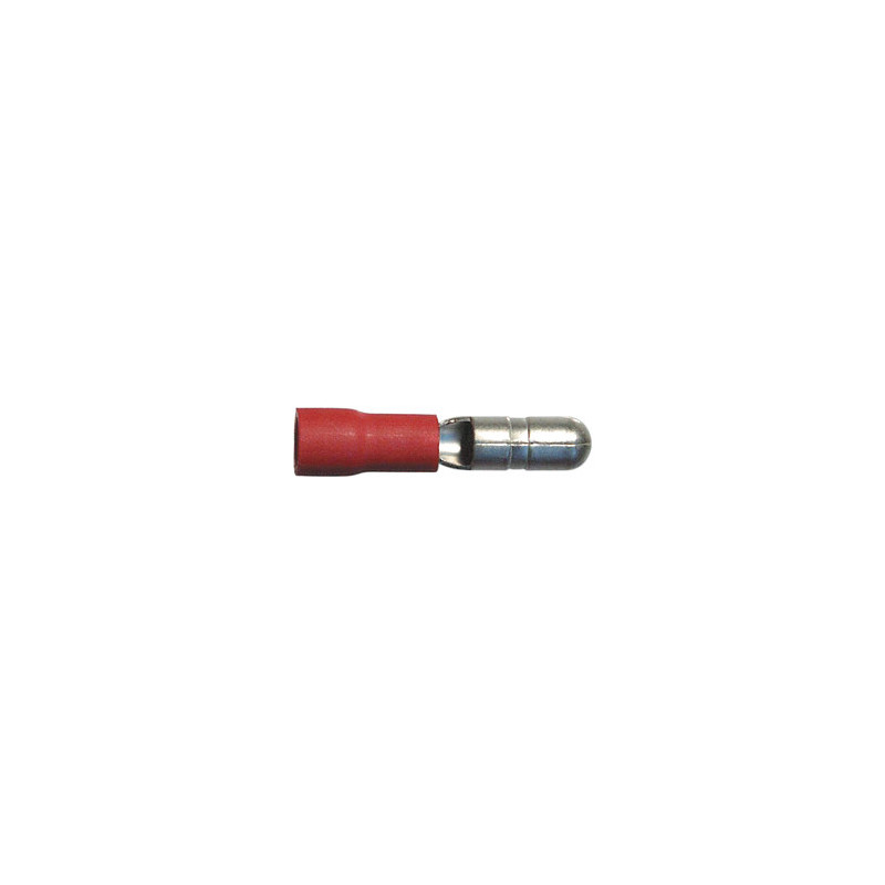 RUNDSTECKER VORISOLIERT, VERSTÄRKT Ø 4 mm (0,3 → 1,5 MM²)