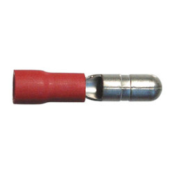 RUNDSTECKER ISOLIERT, NICHT VERSTÄRKT Ø 4 mm (0,3 → 1,5 MM²)