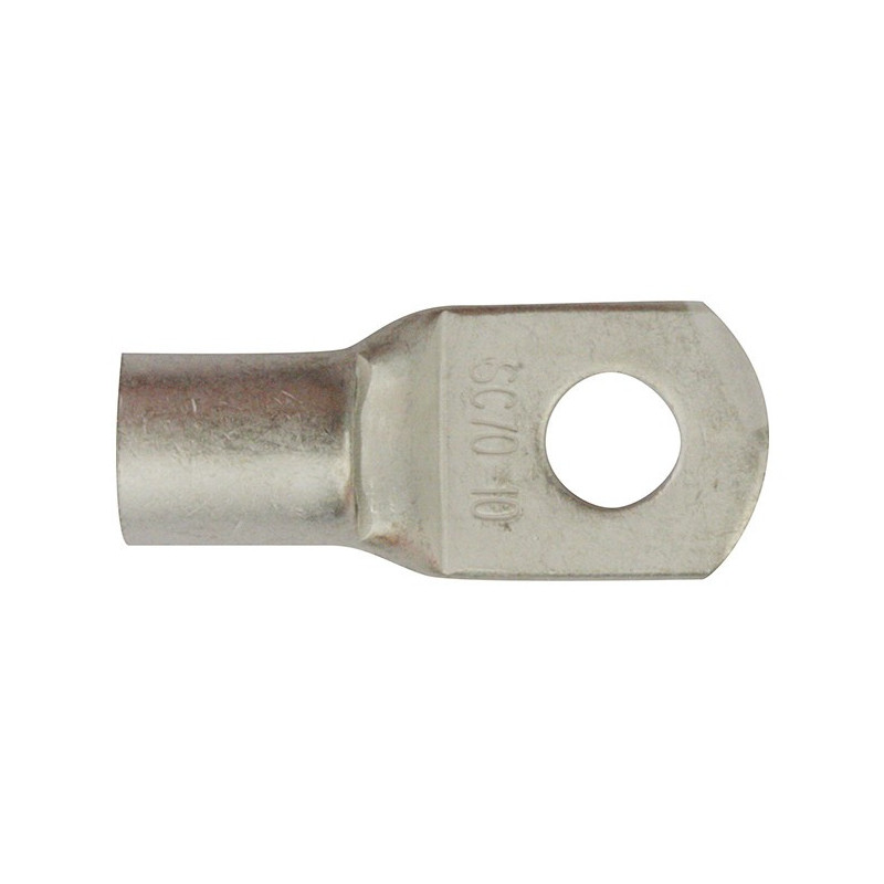 BUISVORMIGE, LASBARE KABELSCHOEN  Ø 10,5 mm (70 mm²)