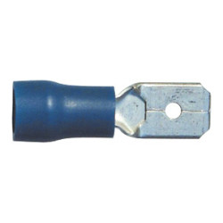 FLACHSTECKER VORISOLIERT, VERSTÄRKT 6,35 X 0,8 mm (1 → 2,5 MM²)