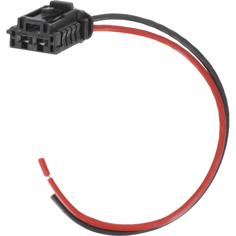 2-POLIGE VOORGEMONTEERDE STEKKERVERBINDER (2 x 0.75 mm²) VOOR NUMMERPLAATVERLICHTING