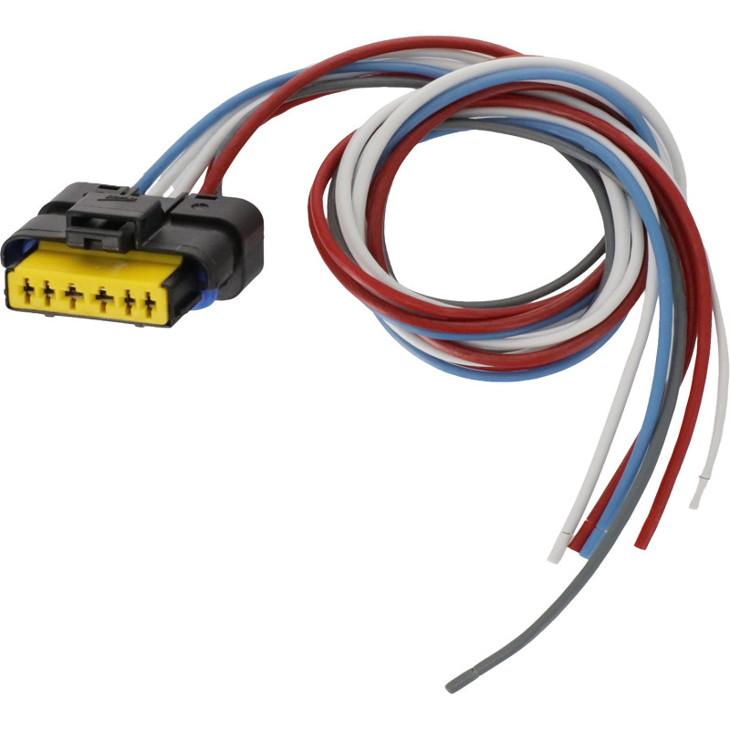 PRE-WIRED 6-PIN CONNECTOR (4 x 0,75 mm² +  x 1,5 mm²) FOR WINDOW REGULATOR MOTOR