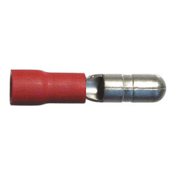 RUNDSTECKER VORISOLIERT, VERSTÄRKT Ø 4 mm (0,3 → 1,5 MM²)
