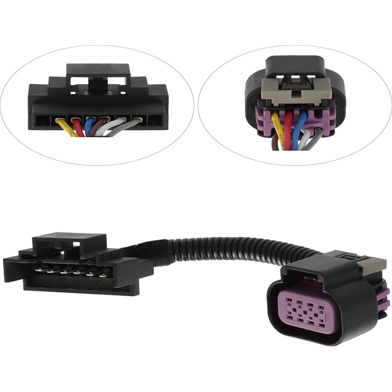 CONNECTEUR PRÉ-CÂBLÉ 6 VOIES (2 x 0,5 mm² + 4 X 0,75 mm²) POUR FEU ARG
