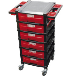 GEREEDSCHAPSWAGEN MET 6 LADEN 560 X 400 X 890 mm