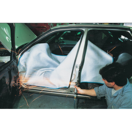 COUVERTURE D'ISOLATION THERMIQUE 100 x 200 cm WELDTEX PROTECTION SOUDURE