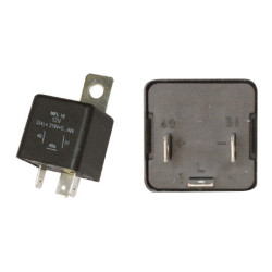 12V-KNIPPERRELAIS 3 PENNEN MET AFNEEMBARE HOUDER