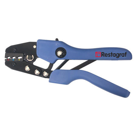 CRIMPING PLIERS FOR PRE-INSULATED TERMINALS 0,3 → 6 mm²