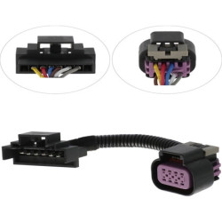 CONNECTEUR PRÉ-CÂBLÉ 6 VOIES (2 x 0,5 mm² + 4 X 0,75 mm²) POUR FEU ARG